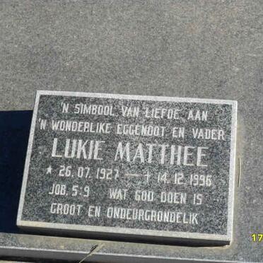 MATHEE Lukie 1927-1996