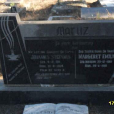 MARITZ Johannes Stephanus 1912-1964 &amp; Margeret Emily MASSYN 1919-? :: PIETERSE Poelanie 1953-1978