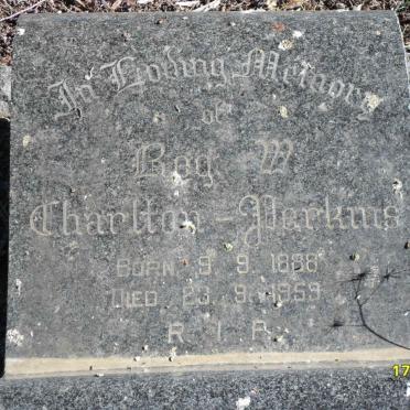 PERKINS Reg W., Charlton 1888-1959