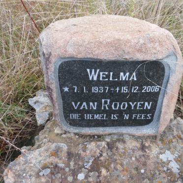 ROOYEN Welma, van 1937-2006