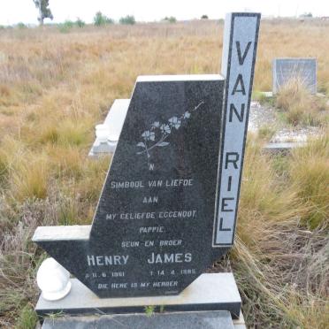 RIEL Henry James, van 1961-1985