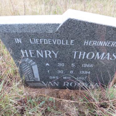 ROOYEN Henry Thomas, van 1966-1994