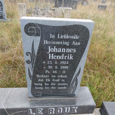 ROUX Johannes Hendrik, le 1924-1998