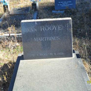 ROOYEN Marthinus, van 1900-1968