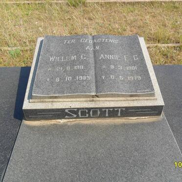 SCOTT Willem C. 1911-1983 &amp; Annie E.G. 1901-1979