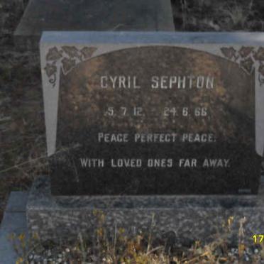 SEPHTON Cyril 1912-1966