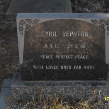 SEPHTON Cyril 1912-1966