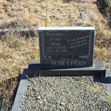 SCHEEPERS Martinus Josias 1949-1988