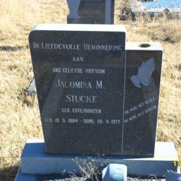 STUCKE Jacomina M. nee ESTERHUIZEN 1904-1977