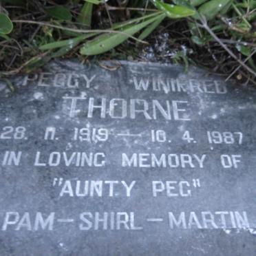 THORNE Peggy Winifred 1919-1987
