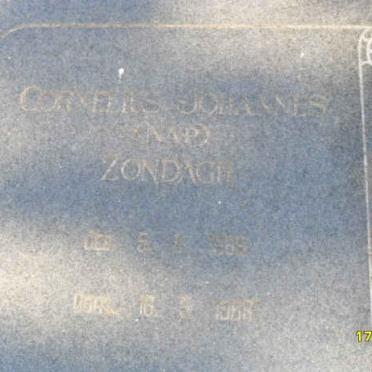 ZONDAGH Cornelius Johannes 1888-1968