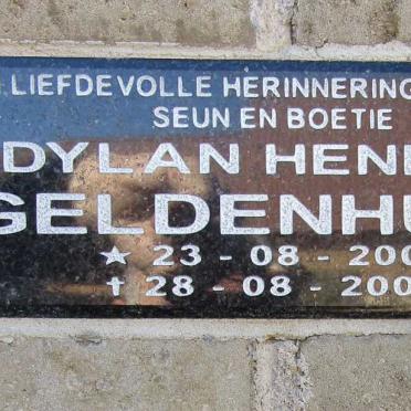 GELDENHUYS Dylan Hendry 2000-2009