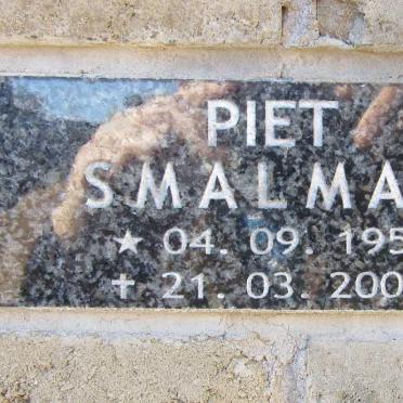 SMALMAN Piet 1951-2008