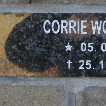 WOLMARANS Corrie 1930-2013