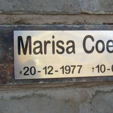 COETZEE Marisa 1977-2015