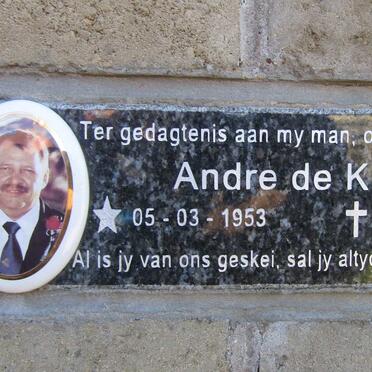 KLERK Andre, de 1953-2010