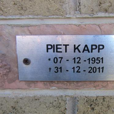 KAPP Piet 1951-2011