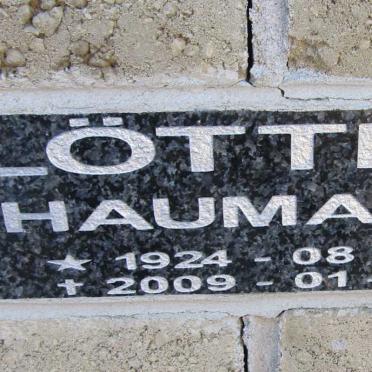 LOTTER Haumann 1924-2009