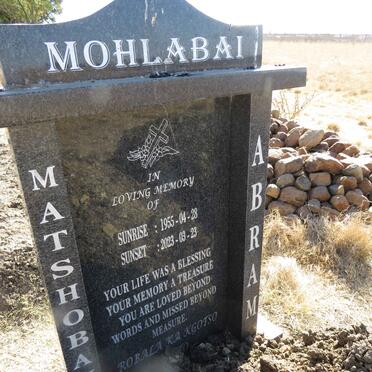 MOHLABAI  Matsobani Abram 1955-2023