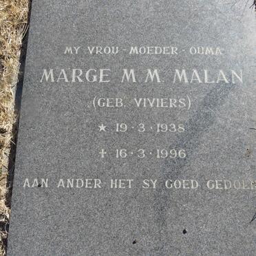 MALAN Marge M.M. nee VIVIERS 1938-1996