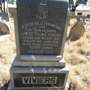 VIVIERS Jacob Gouws 1913-1936
