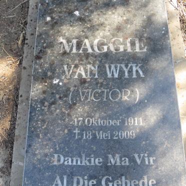 WYK Maggie, van nee VICTOR 1911-2009