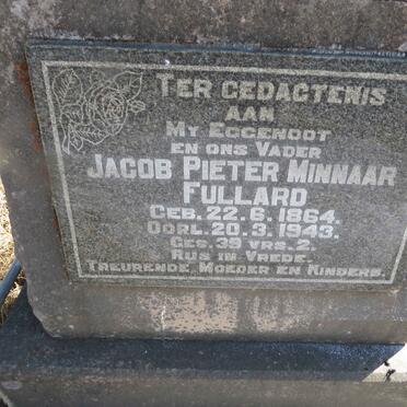 FULLARD Jacob Pieter Minnaar 1864-1943