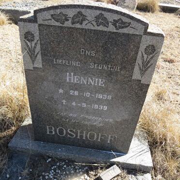 BOSHOFF Hennie 1938-1939