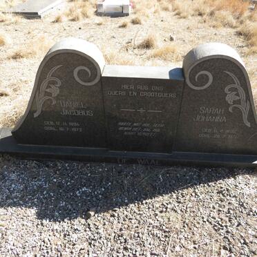 WAAL Daniel Jacobus, de 1894-1972 &amp; Sarah Johanna 1892-1971