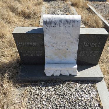 MOMBERG Anthony J. 1880-1924 & Maria I. 1886-1969