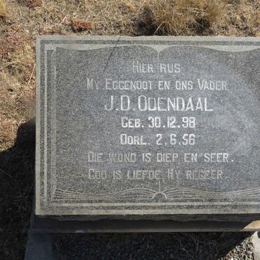 ODENDAAL J.D. 1898-1956