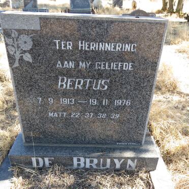 BRUYN Bertus, de 1913-1976