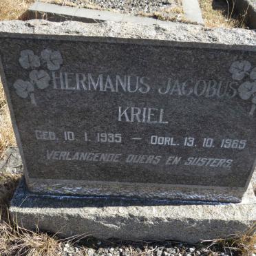 KRIEL Hermanus Jacobus 1935-1965