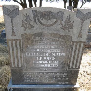 MULLER Anthonie Michael 1885-1959