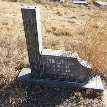 ODENDAAL Phillippus 1912-1996