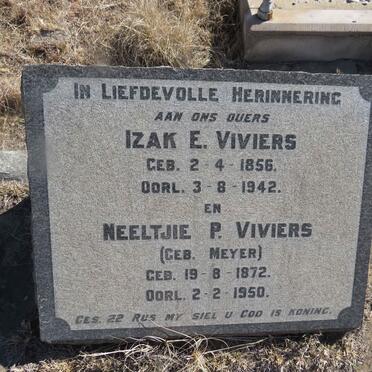 VIVIERS Izak E. 1856-1942 &amp; Neeltjie P. MEYER 1872-1950