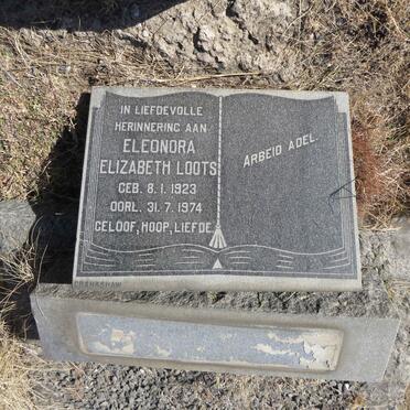 LOOTS Eleonora Elizabeth 1923-1974
