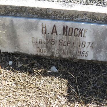 MOCKE H.A. 1874-1955