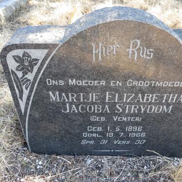 STRYDOM Martje Elizabetha Jacoba nee VENTER 1896-1966