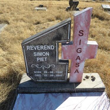 SIGASA Simon Piet 1942-2007