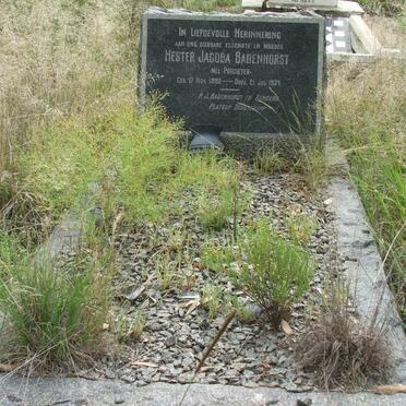 BADENHORST Hester Jacoba nee POTGIETER 1882-1934