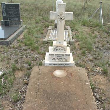 FOURIE Hendrik Christoffel 1897-1919