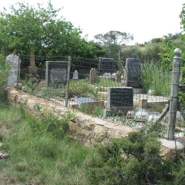 Free State, DEWETSDORP district, Glengary 285, farm cemetery