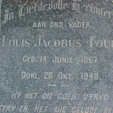 FOURIE Louis Jacobus 1867-1948
