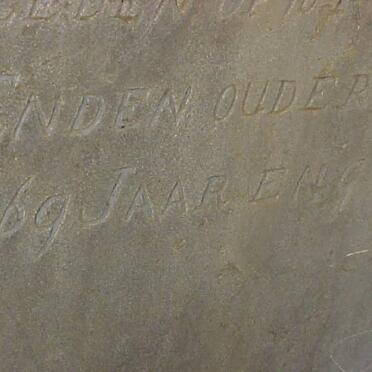 TONDER Cornelya Susanna Ellizabeth, van nee ALBERTS 1812-1881