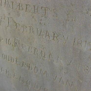 TONDER Cornelya Susanna Ellizabeth, van nee ALBERTS 1812-1881