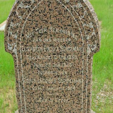 SCHOEMAN Louis Jacobus -1904 &amp; Elizabeth Engela NAUDE 1850-1926