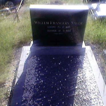 NAUDE Willem Francois