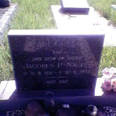 NAUDE Jacobus P. 1951-1973
