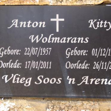 WOLMARANS Anton 1957-2011 &amp; Kitty 1926-2011